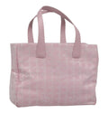 Chanel Travel Line Tote Bag Nylon Canvas Pink Shoulder Bag