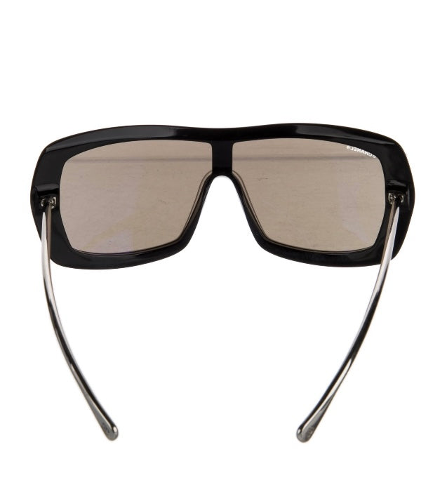 Chanel Interlocking CC Logo Shield Sunglasses