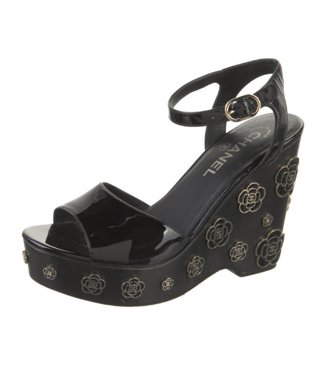 Chanel S/S 16 Patent Leather Sandals