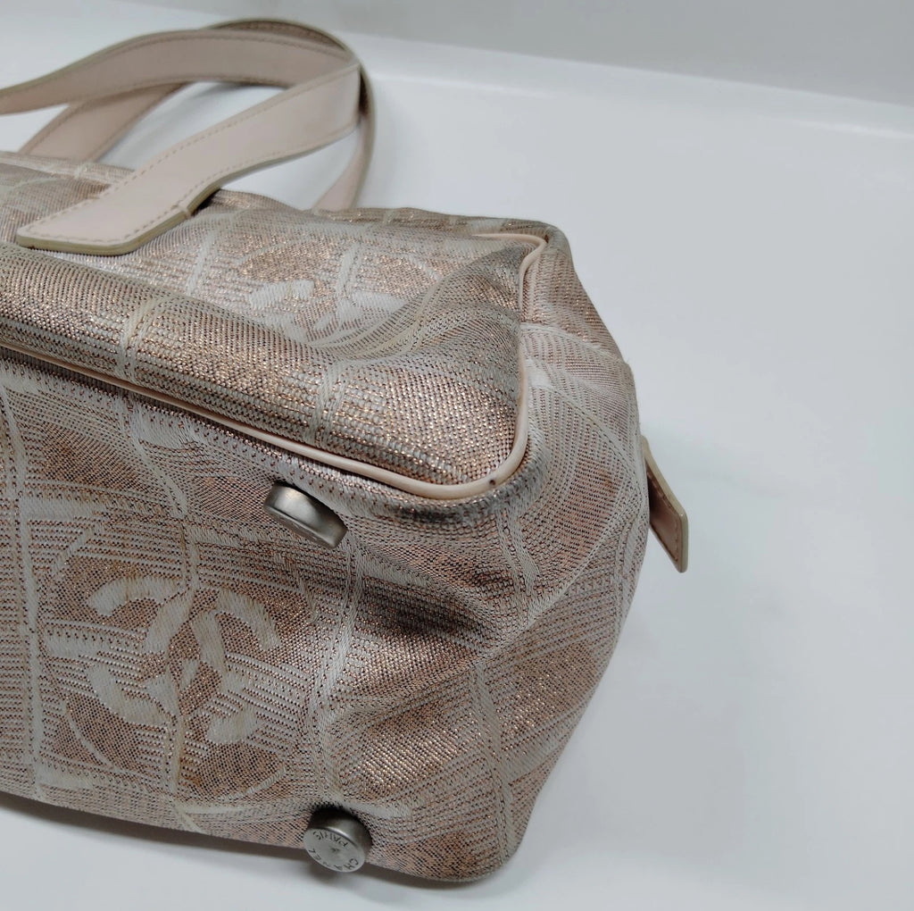 Chanel Pink Sparkle Nylon Underarm Tote