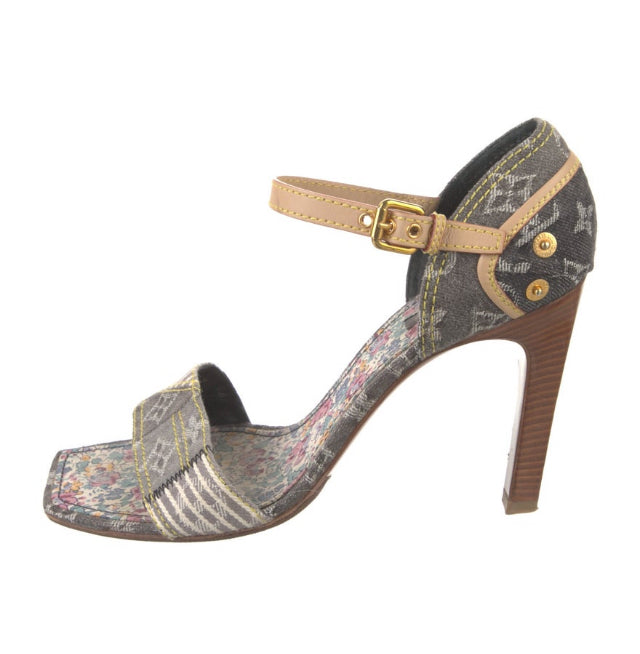 Louis Vuitton Monogram Denim Sandals