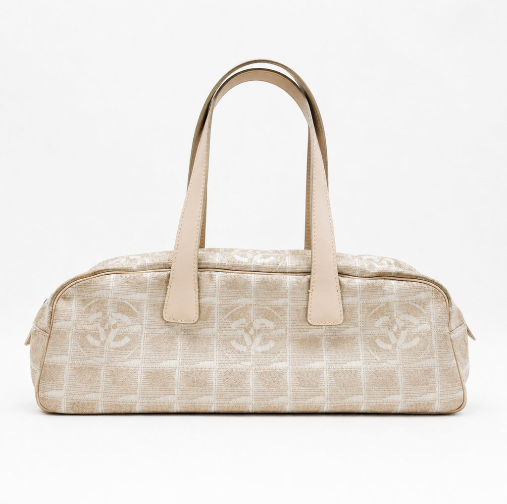 Chanel Pink Sparkle Nylon Underarm Tote