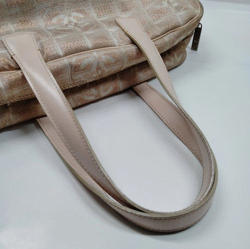 Chanel Pink Sparkle Nylon Underarm Tote