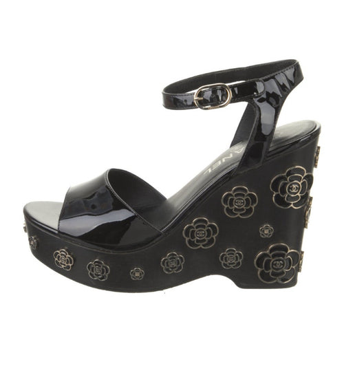 Chanel S/S 16 Patent Leather Sandals