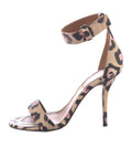 Givenchy Leather Animal Print Sandals
