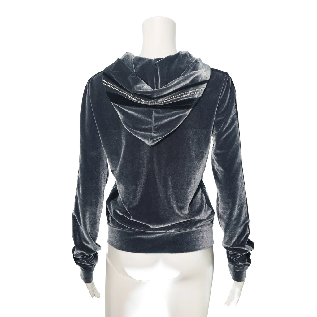 D&G Grey Velour Track Jacket