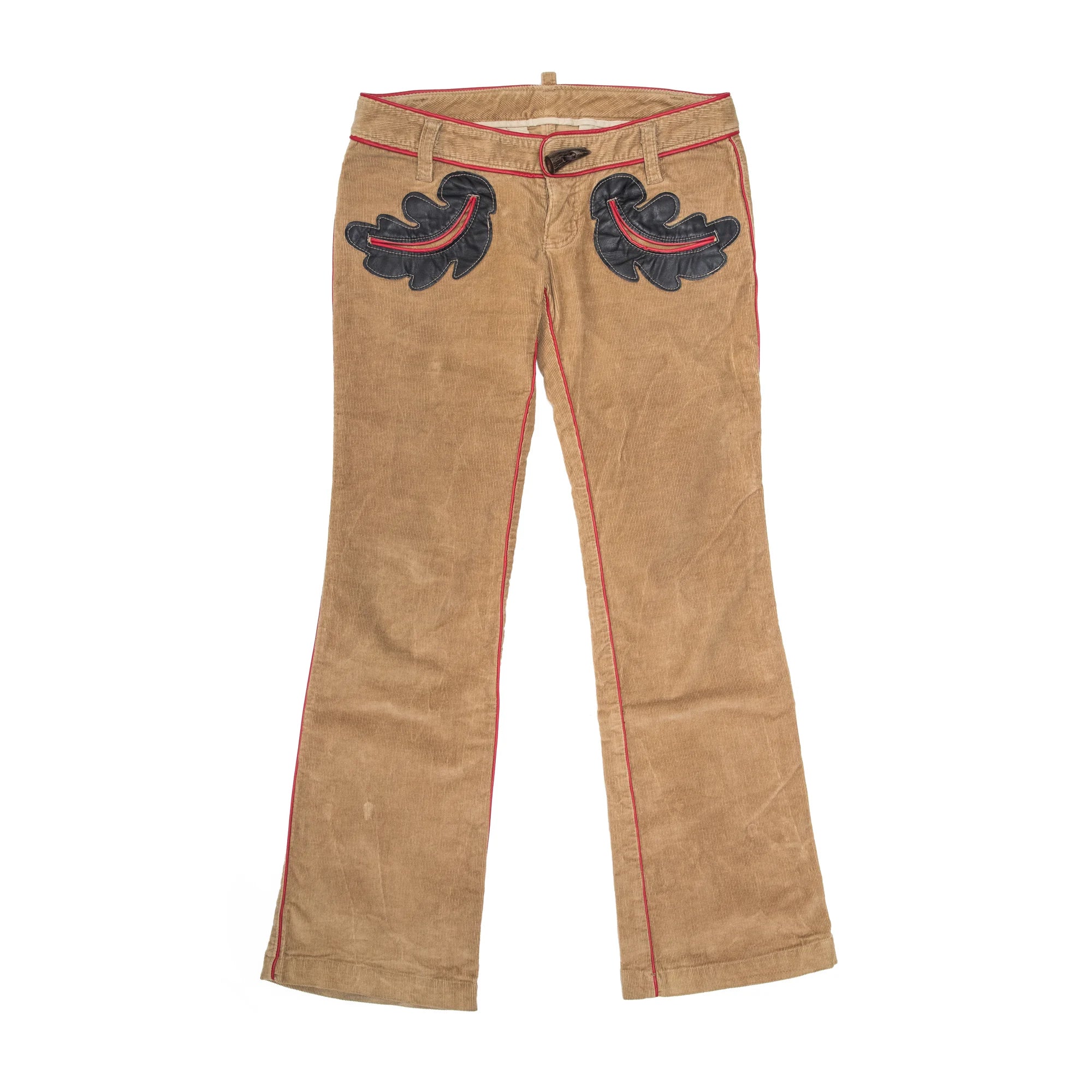 DSquared2 F/W 04 Corduroy Low Rise Trousers