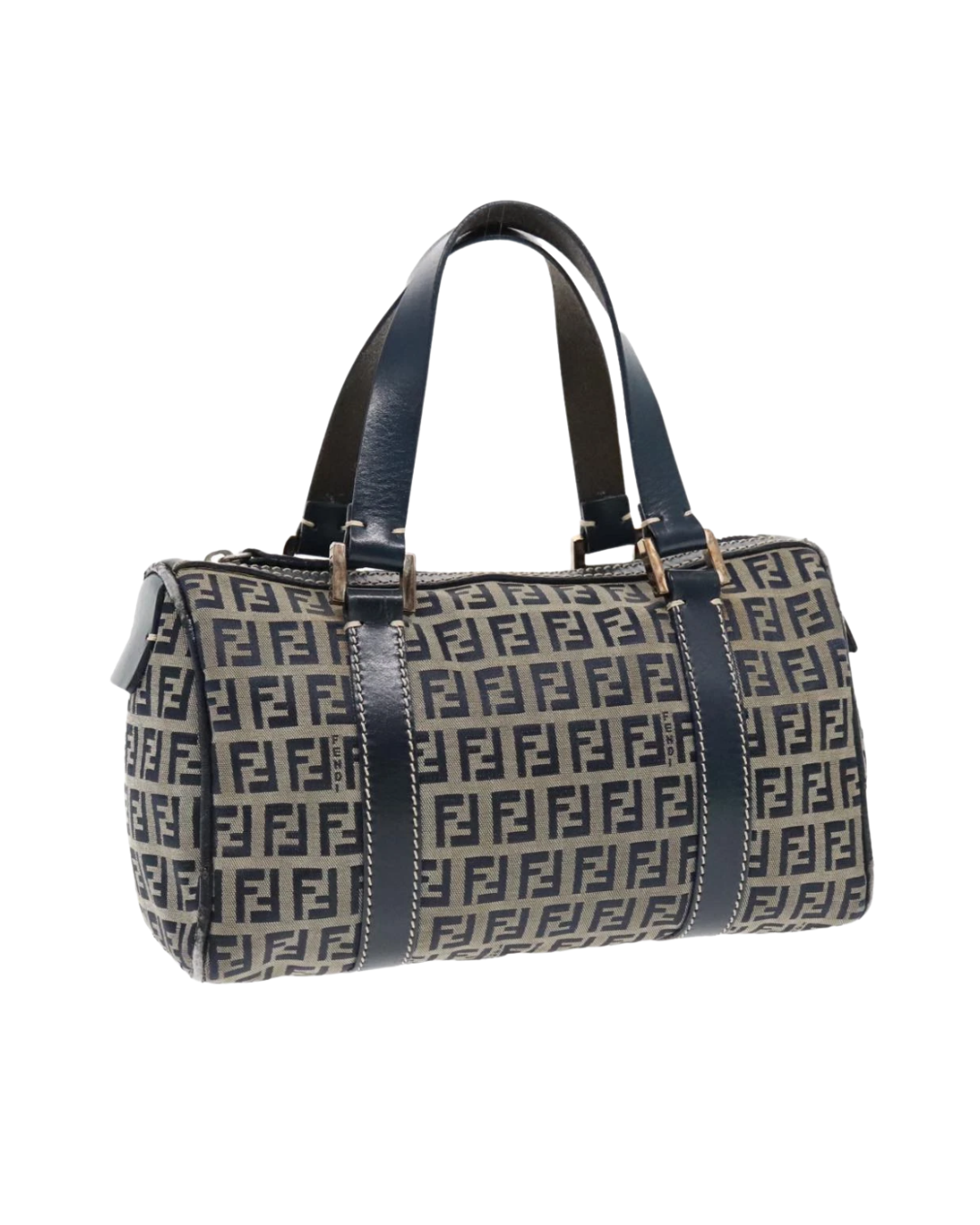 FENDI Zucchino Canvas Handbag