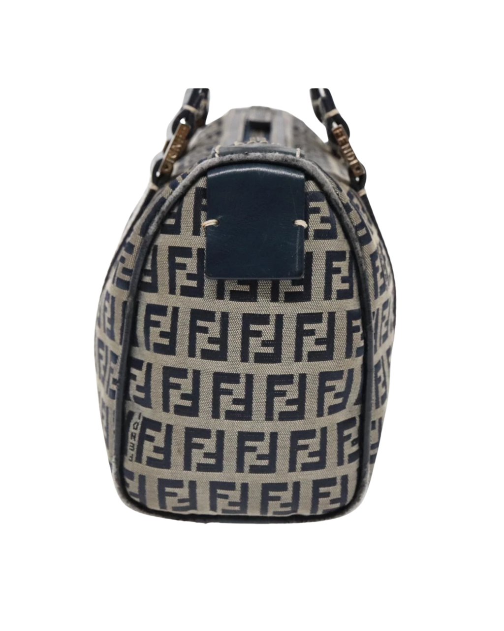 FENDI Zucchino Canvas Handbag