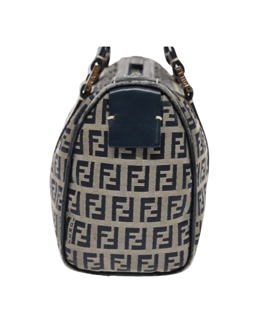 FENDI Zucchino Canvas Handbag