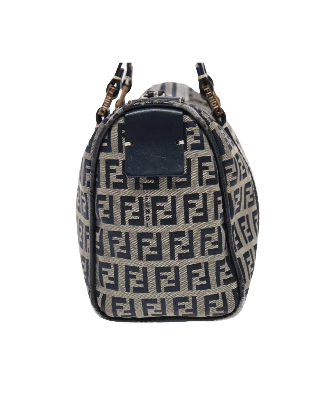 FENDI Zucchino Canvas Handbag